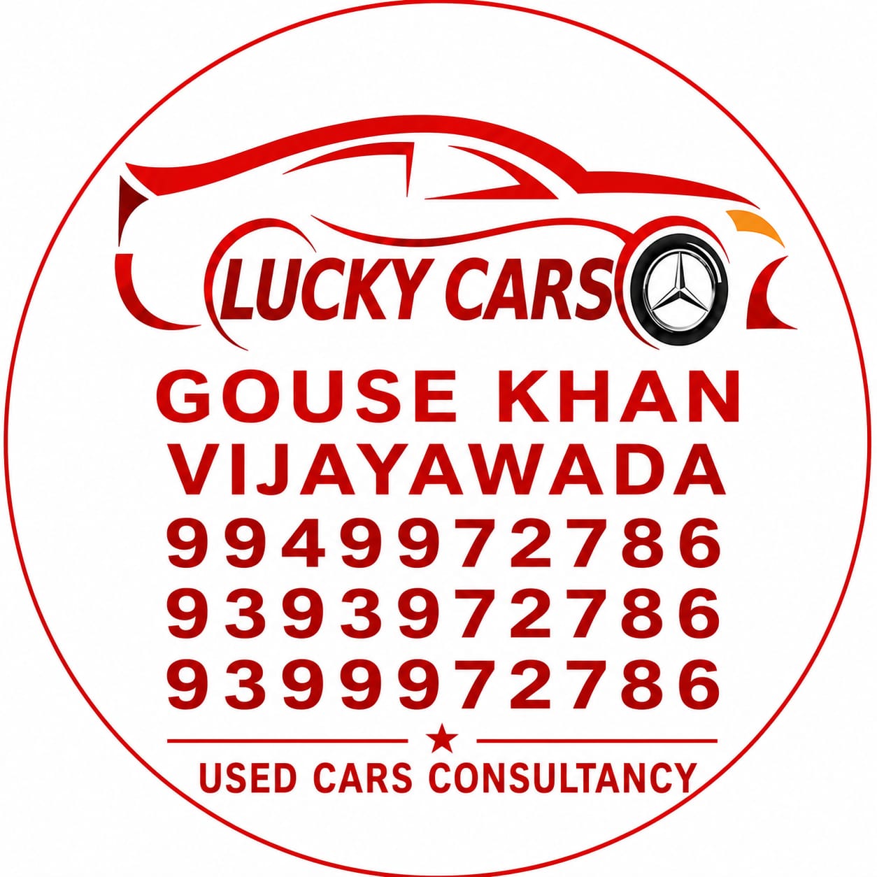 Lucky cars logo